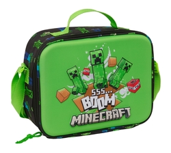 PORTAMERIENDAS NEVERA 3D MINECRAFT 25x19,5x9cm