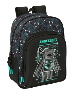 MOCHILA INFANTIL ADAPTABLE A CARRO MINECRAFT SCREEN 26x34x11cm