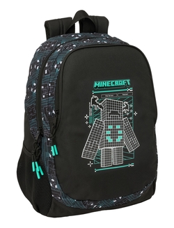 MOCHILA ADAPTABLE A CARRO MINECRAFT SCREEN 32x44x16cm