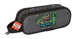 ETUI DOUBLE MINECRAFT GRAFFITI 21X8X6CM