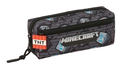 PORTATODO TRIPLE C/GOMA 22CM MINECRAFT GRAFFITI 22X8,5X6CM