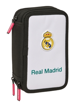 PLUMIER TRIPLO 37 PCS REAL MADRID EQ. 12,5X19,5X5,5CM