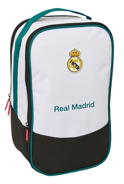 ZAPATILLERO DOBLE REAL MADRID EQUIP. 26/27 21X36X16CM