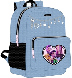 MOCHILA ADAPT.A CARRO KPOP HUNTRIX 32X43X14CM