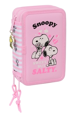PLUMIER TRIPLE 37 PCS SNOOPY 12,5X19,5X5,5CM