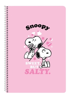 CADERNO FOLIO 80 H. TAPAS DURAS SNOOPY 21,5X31X1CM