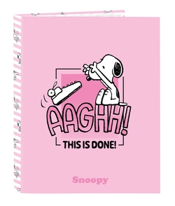 CAPA FOLIO 4 ANI.MIXTAS SNOOPY 26,5X33X4CM