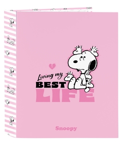 CAPA F. 4 ARGOLAS 35MM LOMBADA LARGA SNOOPY 27X33X6CM