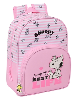 MOTXILA INFANTIL ADAPT.CARRO SNOOPY 26X34X11CM