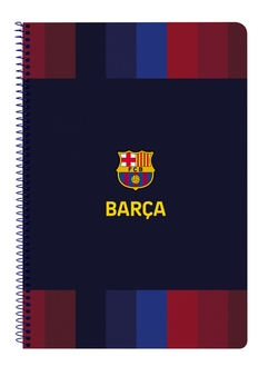 CADERNO Fº 80H T. DURA BARCELONA 1ª EQ. 26/27 21,5X31X1CM