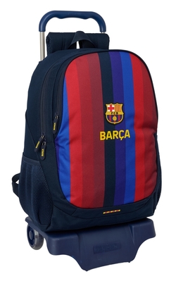 MOCHILA 665+CARRO 905 F.C.BARCELONA 1ª EQUIPACION 26/27 32x44x16cm
