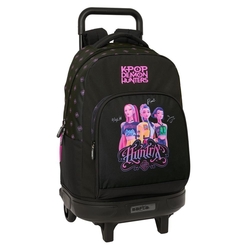 MOCHILA GDE C/RODAS COMPACT EXTRAIBLE K-POP DEMON HUNTERS