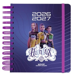 AGENDA ESCOLAR 26/27 M DP 11 MESES KPOP DEMON HUNTERS