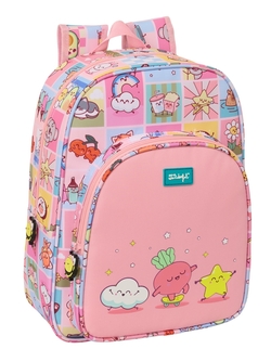 MOCHILA INFANTIL AD.CARRO MR. WONDERFUL COMIC 26X34X11CM