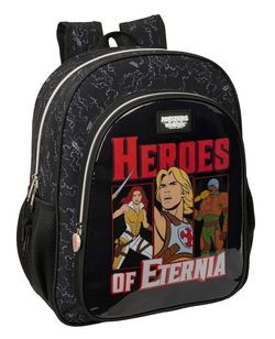 MOCHILA JUNIOR AD.CARRO MASTERS OF THE UNIVERSE 32X38X12CM