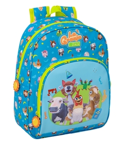 MOCHILA INFANTIL COM MUSICA A FAZENDA DE ZENON 28X34X10CM