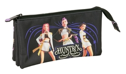 ESTOJO TRIPLO K-POP DEMON HUNTERS SOUND 22X12X3CM