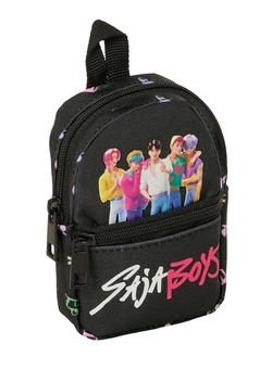 MONEDERO CARTABLE K-POP DEMON HUNTERS SAJA BOYS 7X10X2,5CM