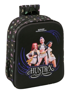 MOTXILA ESCOLA BRESSOL 3D K-POP DEMON HUNTERS SOUND 22X27X10CM