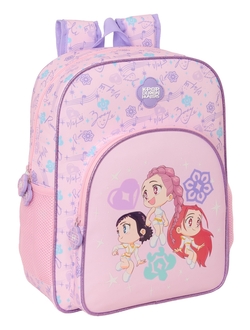 MOCHILA JUNIOR AD.CARRO KPOP DEMON CHIBI 32X38X12CM
