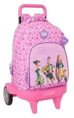 CARTABLE GDE C/ROUES COM. EVOL KPOP DEMON STAGE 33X45X22CM