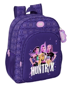 MOTXILA JUNIOR AD.CARRO KPOP DEMON FIGHTERS 32X38X12CM
