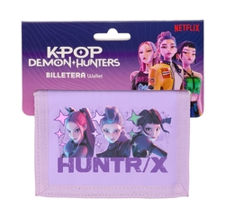BILLETERA CABECERA KPOP DEMON HUNTERS BATTLE 12,5X9,5X1CM