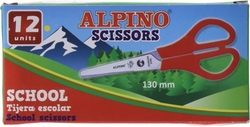 C/12 CISEAUX SCOLAIRE 13CM ALPINO SCHOLL