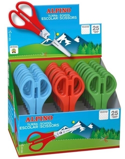EXP 25 SCHOOL SCISSORS 13CM ALPINE SCHOOL