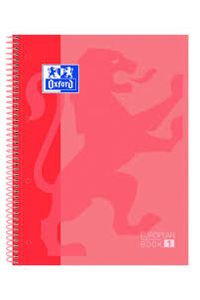 PACK/5 BLOC A4+ 80H 90G. CUAD.5X5 MELOCOTON EUROPEANBOOK1