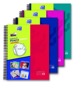 PACK/5 BLOC ET ARDOISE A4+ 120H 90G. CUAD.5X5 ASSORTIMENT BOOK4