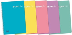 PACK/5 BLOC 4º 80H 90G. CUAD.4X4 C/M ENRI PLUS PASTEL