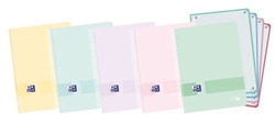 PACK/5 BLOCO A5+ 120H 90G. CADERNO 5X5 EBOOK4 CORES PASTEL
