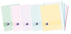 PACK/5 BLOCO A6+ 120H 90G. CUAD.5X5 EBOOK4 CORES PASTEL