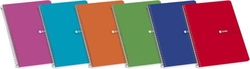 PACK/10 CAHIER SPIRALE Fº 80H 60G. LISO TAPA BLANDA