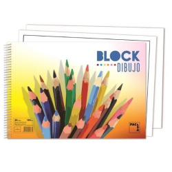 BLOCO DESENHO ESPIRAL 230X330MM 20H 130G. LISO SIN RECUADRO