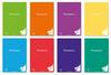 (S) LIBRETA GRAPADA A5+ 48H 90G CUAD 3X3 C/M COLORES SUR