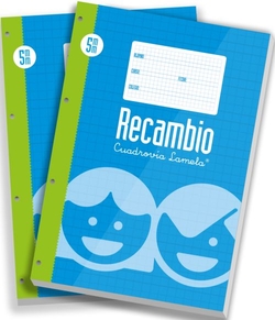 RECAMBIO Fº 100F 70G QUADROVIA 5MM 4 ARGOLAS