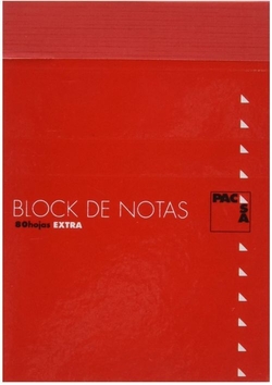 PACK OF 10 NOTEPADS WITH COVER 8TH 80PG 60G BLANK PASCA