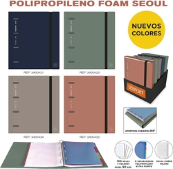 C/4 CARPEBLOC RINGBOOK FOAM A4 ARGOLAS 35MM SEOUL SORTIDO
