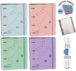 C/4 CARPEBLOC RINGBOOK FOAM A4 ANNEAUX 35MM CATS ASSORTIMENTS