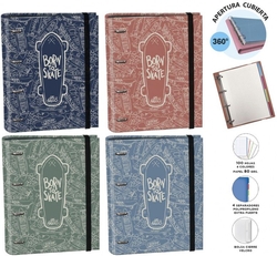 C/4 CARPEBLOC RINGBOOK FOAM A4 ANELLES 35MM SKATE ASSORTITS