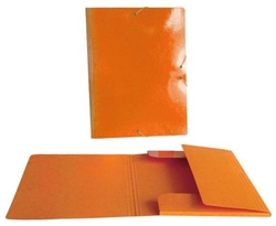 CAPA ABAS FOLIO PLASTICO BRILLO LASER LARANJA
