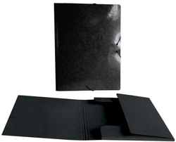 CARPETA GOMES I SOLAPES Fª CARTON FORRAT LASER NEGRE