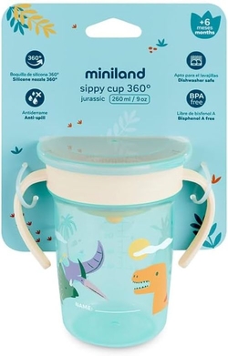 VASO APRENDIZAJE ANTIDERRAME SIPPY CUP JURASSIC