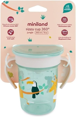 VASO APRENDIZAJE ANTIDERRAME SIPPY CUP JUNGLE