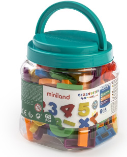 NUMEROS MAGNETICOS JUMBO 68 PIÈCES