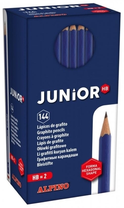 C/144 JUNIOR GRAPHITE PENCILS Nº2 HB ALPINE