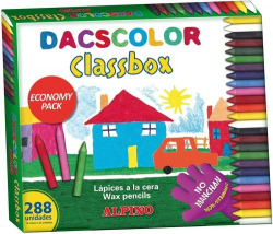 PACK OF 288 CRAYONS DASCOLOR SEMI-SOFT