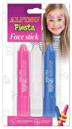 BLISTER 3 PINTURAS FACE STICK
